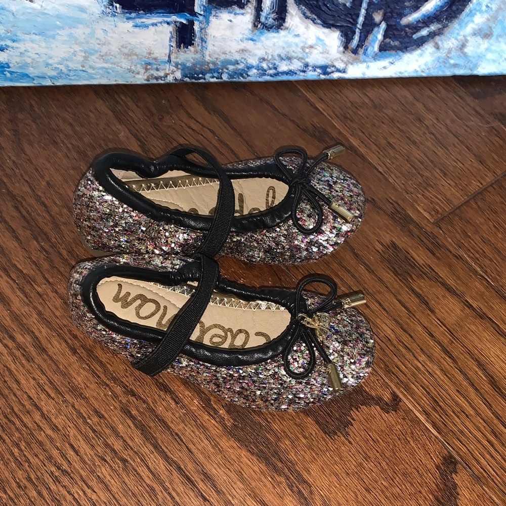Glitter Sam Edelman Felicia Ballet Flats - Picture 6 of 17
